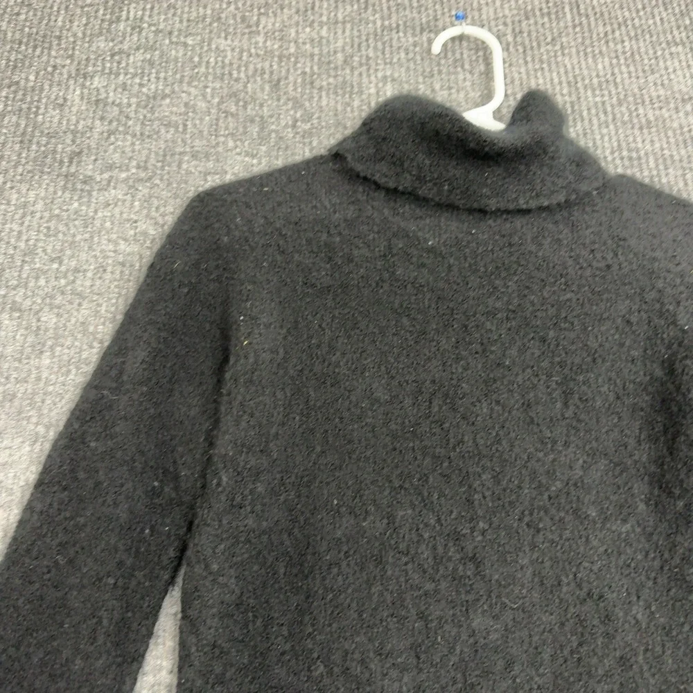 The Row Sweater Womens XS‎ Black Turtleneck Knit Made in Italy Luxury Cashmere